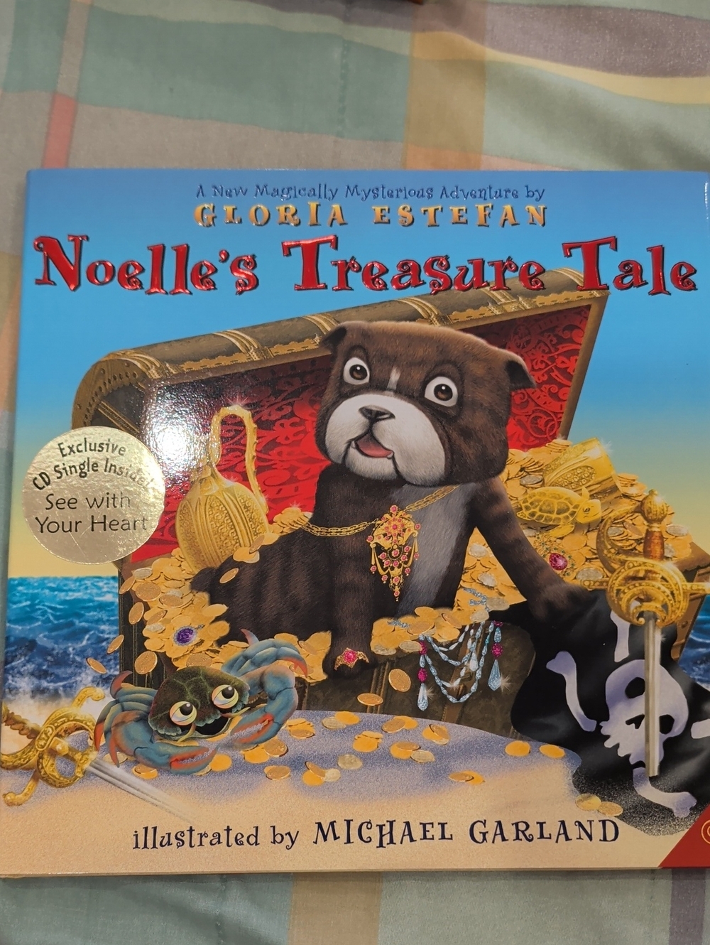 Signed Children's Book: Noelle's Treasure Tale By Gloria Estefan